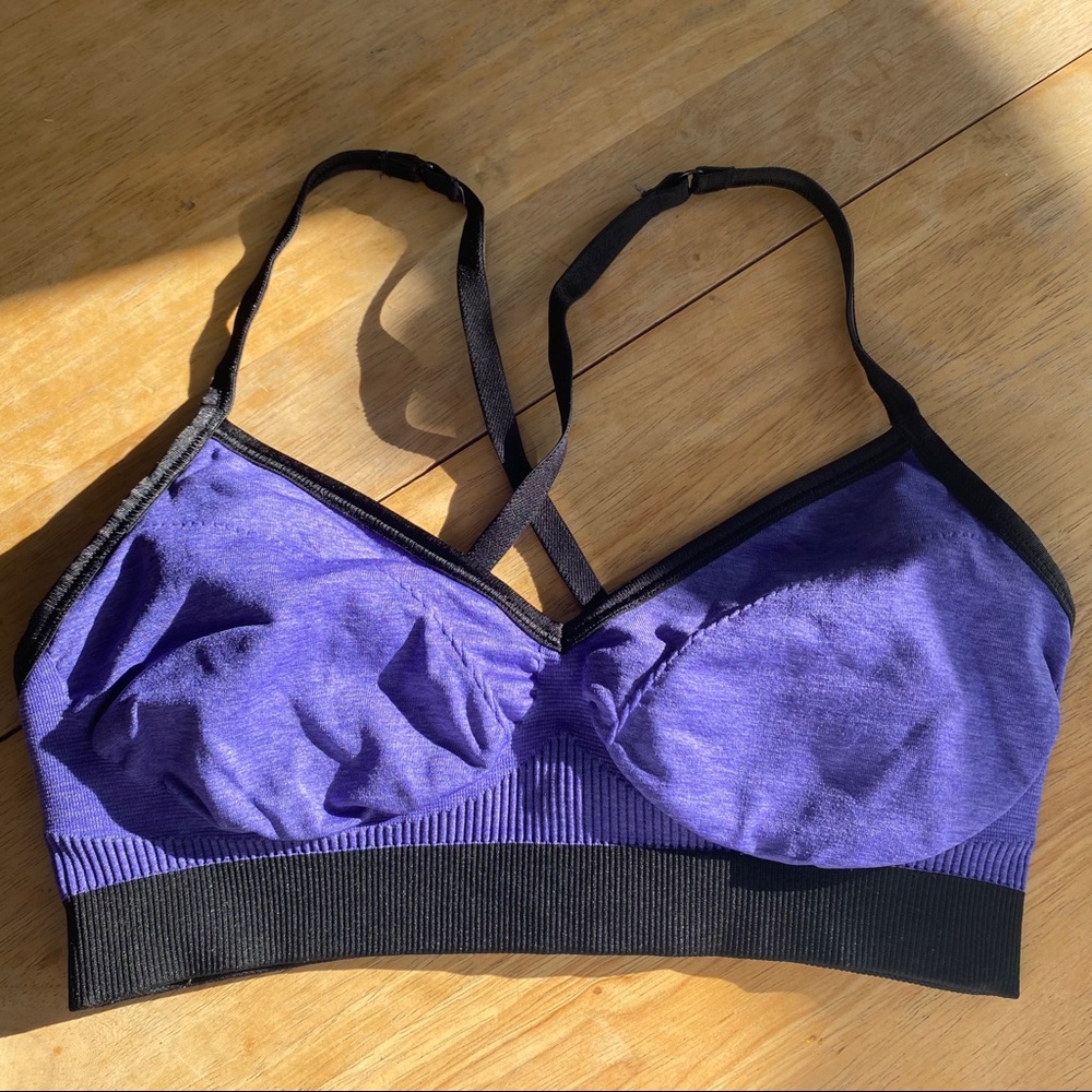 Purple Lululemon No Padding Sports Bra